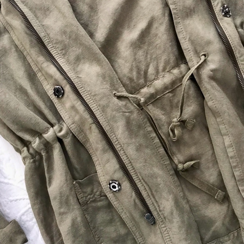 Army Green Utility Jacket - Picture 4 of 6